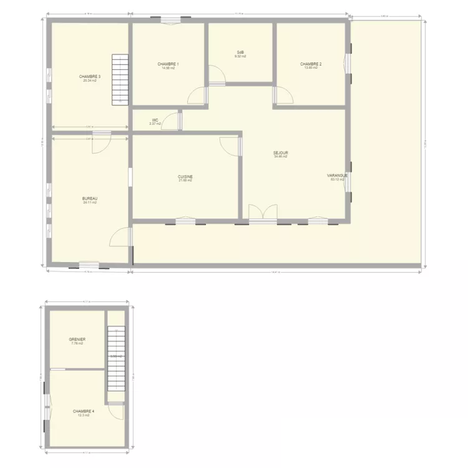 Plan F5 Duplex